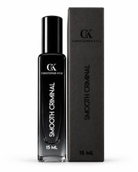Christopher-Kyle Smooth Criminal 15 ML fragrance bottle and box